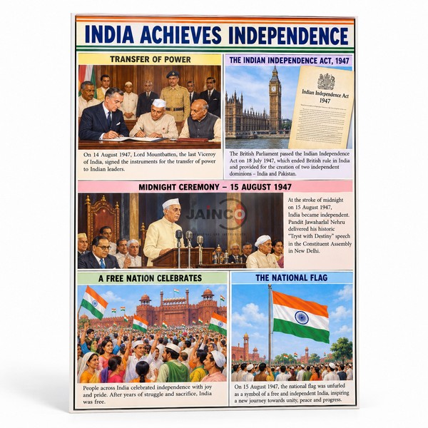 India Achieves Independence Chart